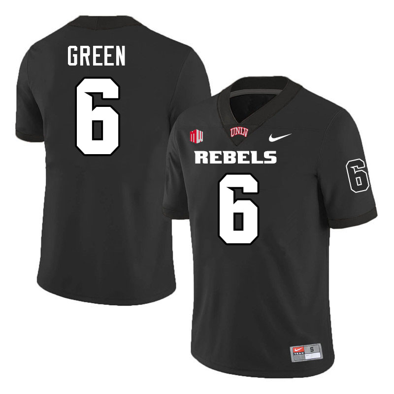 Alexander Green UNLV Jersey,UNLV Rebels Football Uniforms,Jerseys,Gears-Black